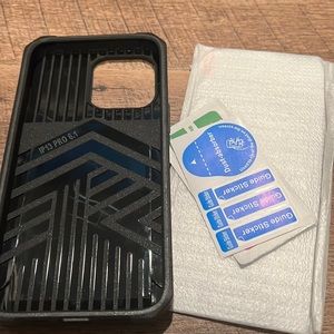 iPhone 13 Pro case and screen protector